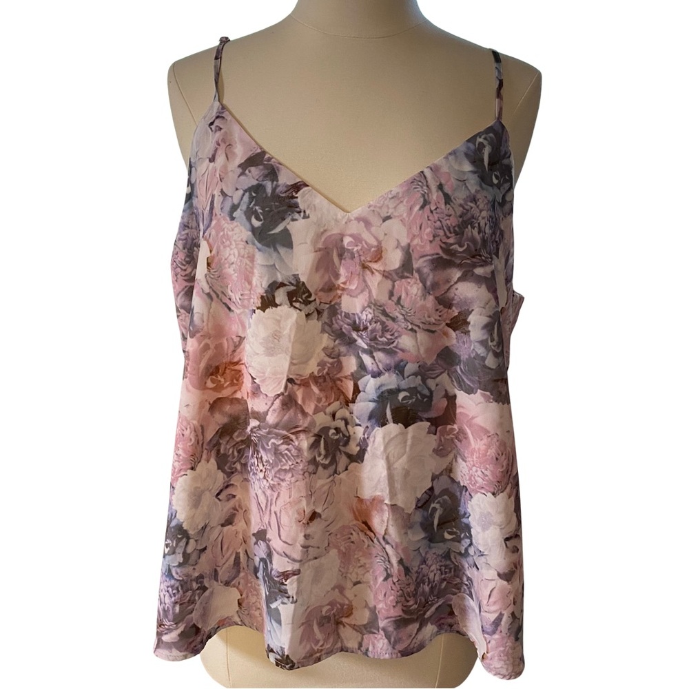 NWT Simons Blush Floral Camisole size XL